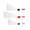 Tekton Flat End Hex and Star L-Key Set with Holder, 41-Piece 0.050-3/8 in., 1.3-10 mm, T6-T50 KEY91003 - alternate 2
